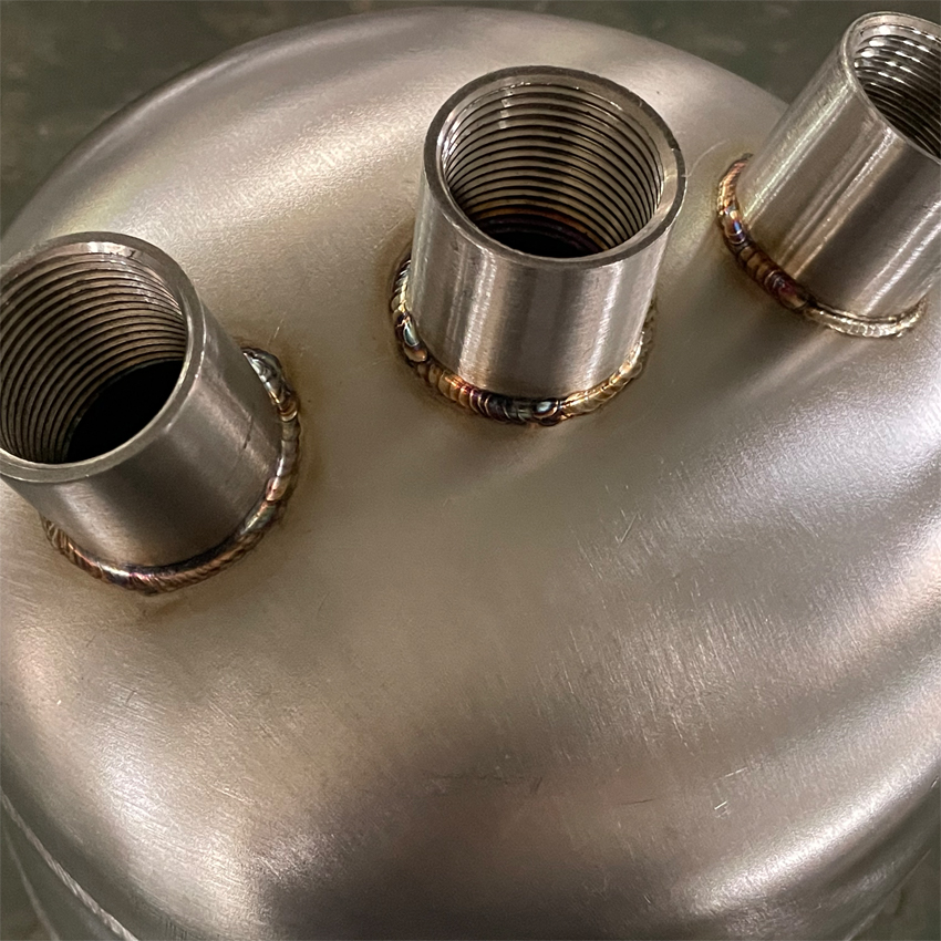 SUS304 Stainless Steel Storage Tank OEM Water Horizontal Pressure Tank