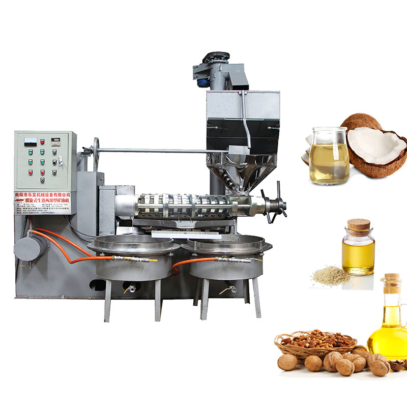 High Efficiency Screw Type Press Machine / Screw Press Oil Extraction 6YL-160
