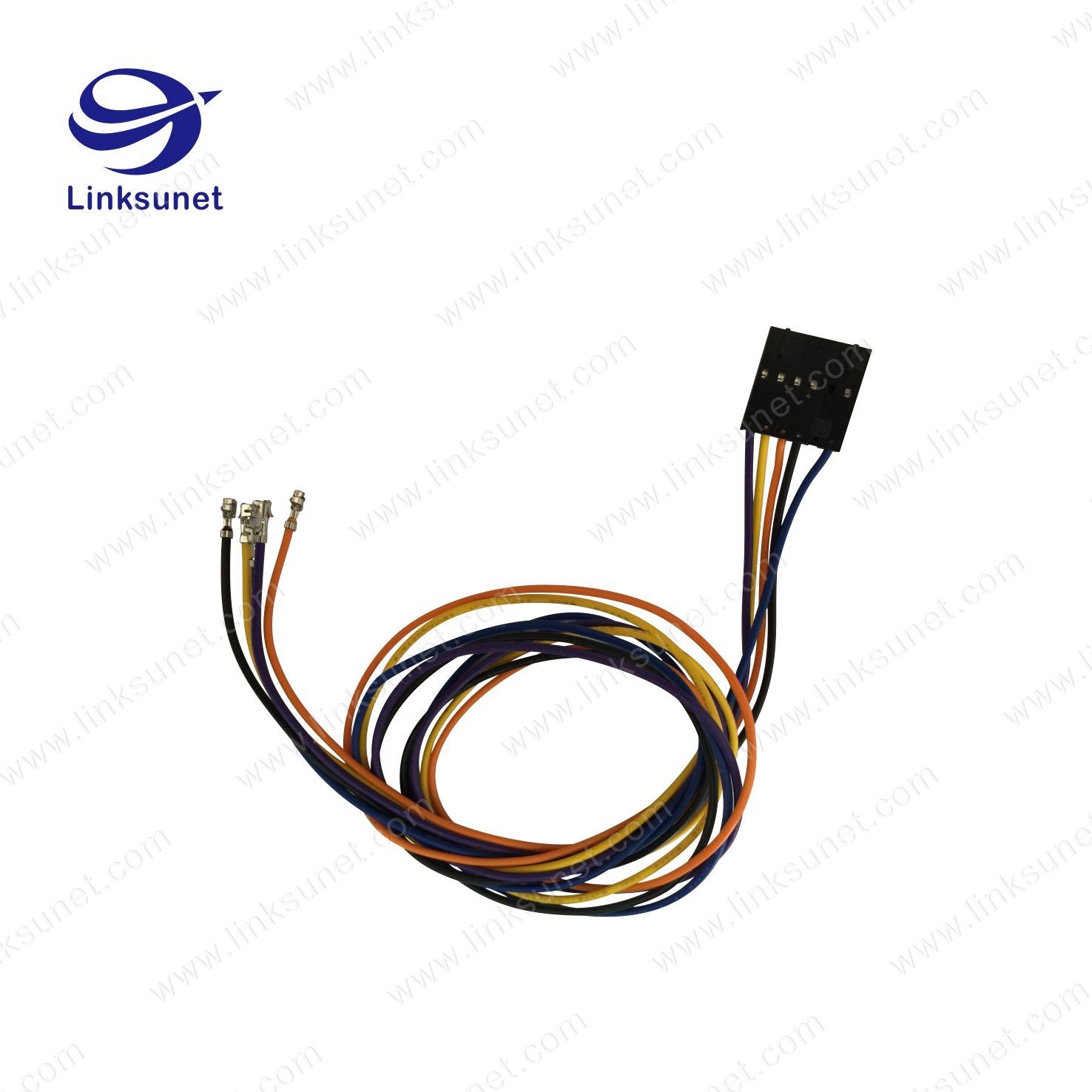 MOLEX 50 - 57 - 9405 SL Crimp Housing , Single Row , Male Female Automobile Wire Harness / 2.54mm Pitch