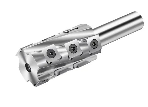 CNC Compatibility Alloy Steel Helical Spiral Cutter Heads With Hard Carbide Inserts