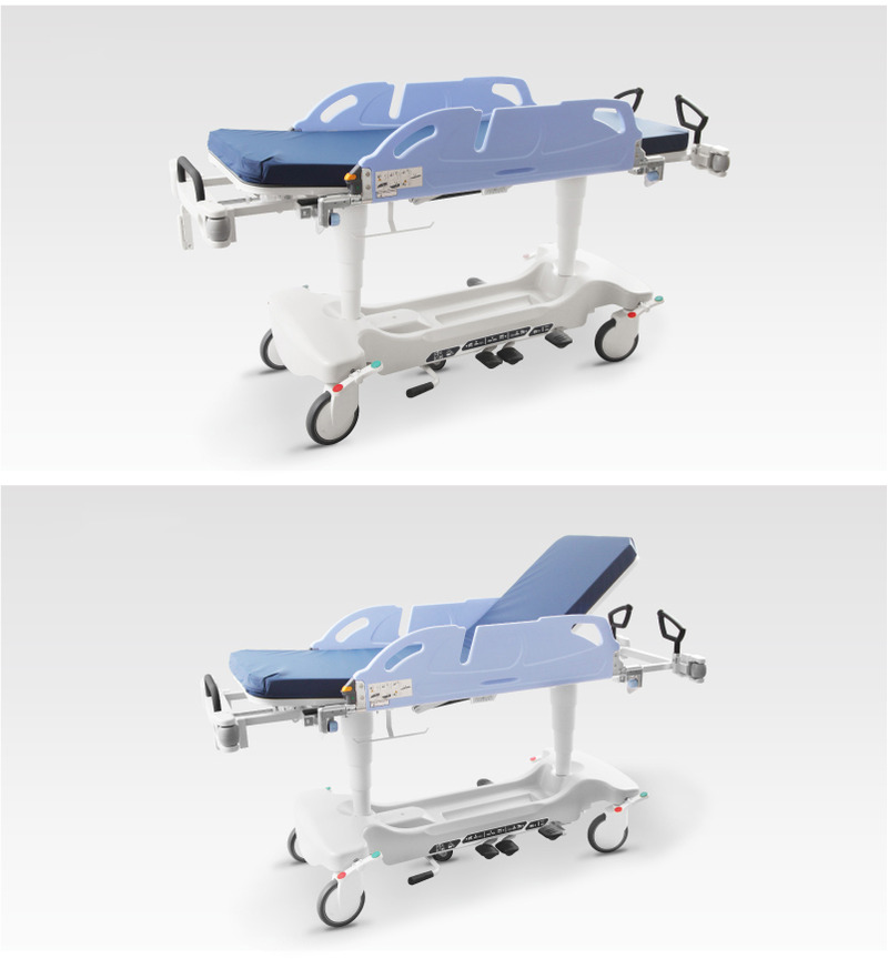 Factory Beautiful Hospital Medical Equipment Patient Transfer Trolley