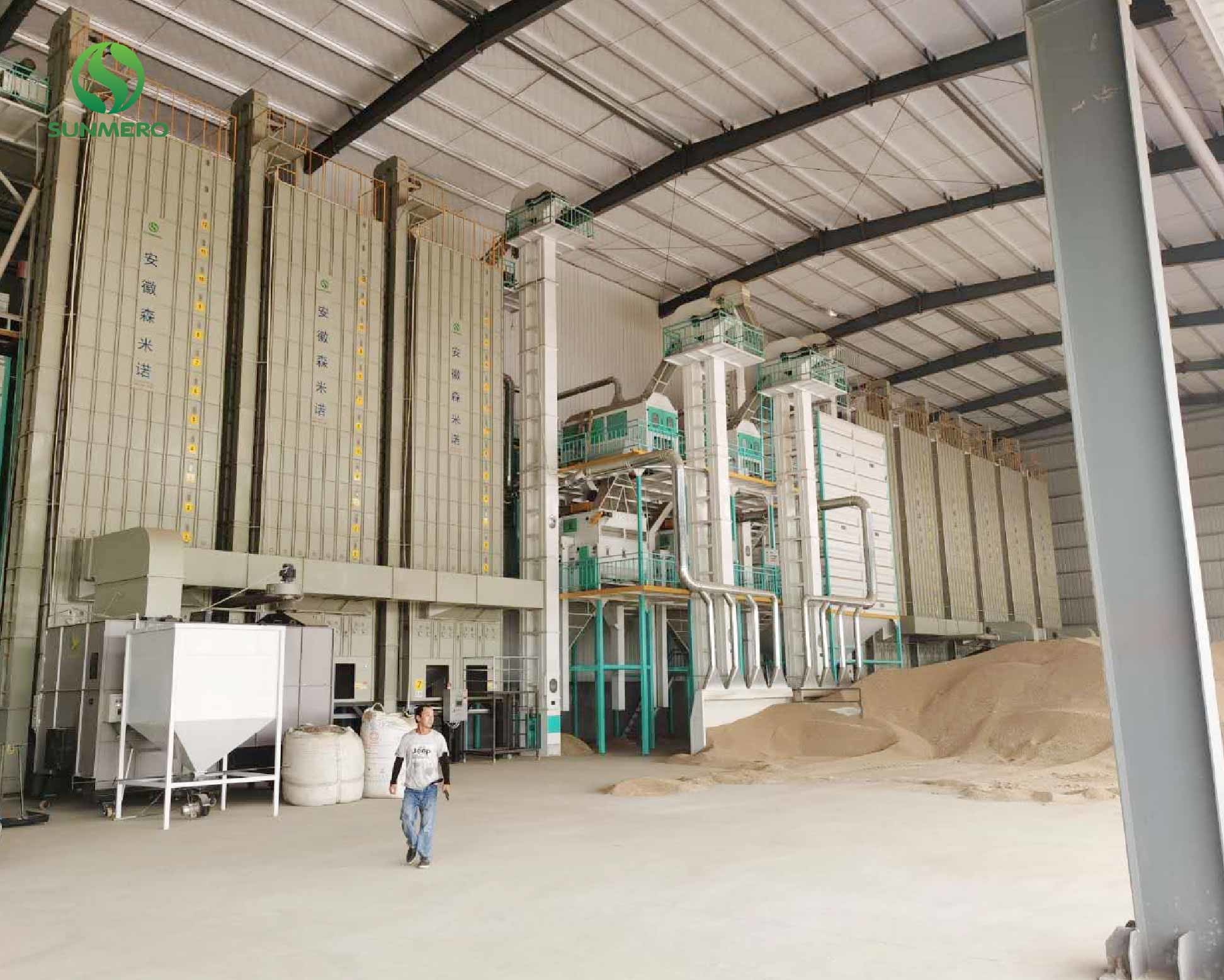 ISO Approve 22ton Paddy Grain Dryer For Grain Processing Plant