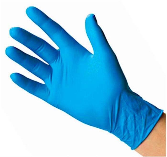 Smooth Surfaces Heavy Duty Nitrile Disposable Gloves With FDA Certificate