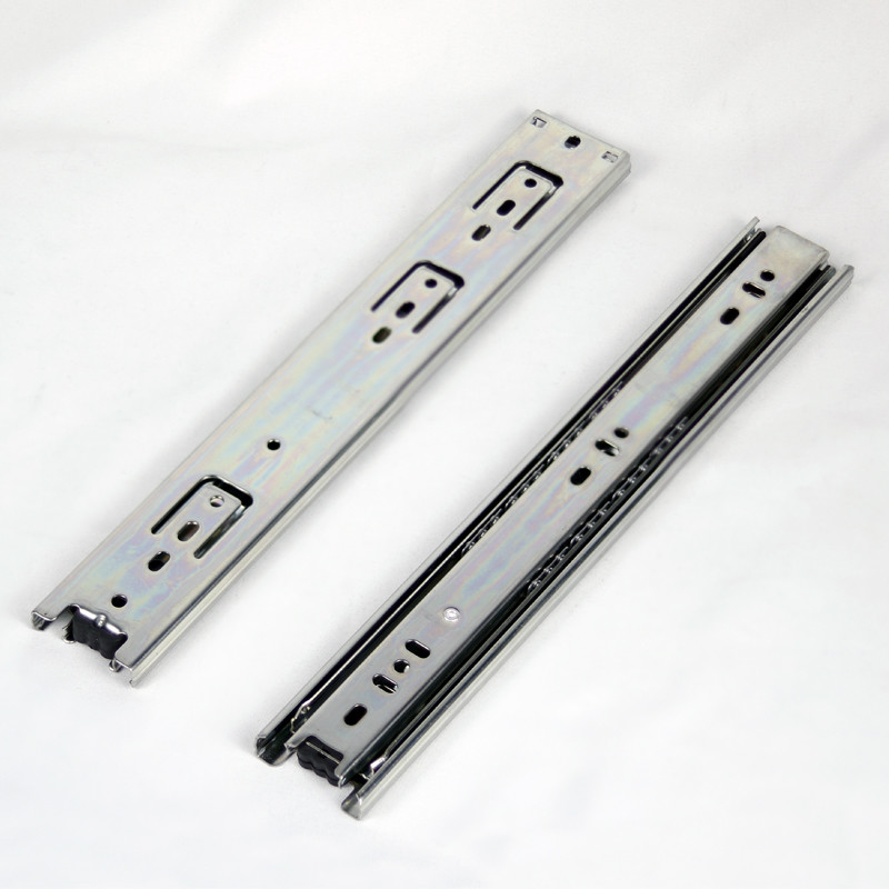 45mm Zinc Telescopic Channel Drawer Ball Bearing Slide