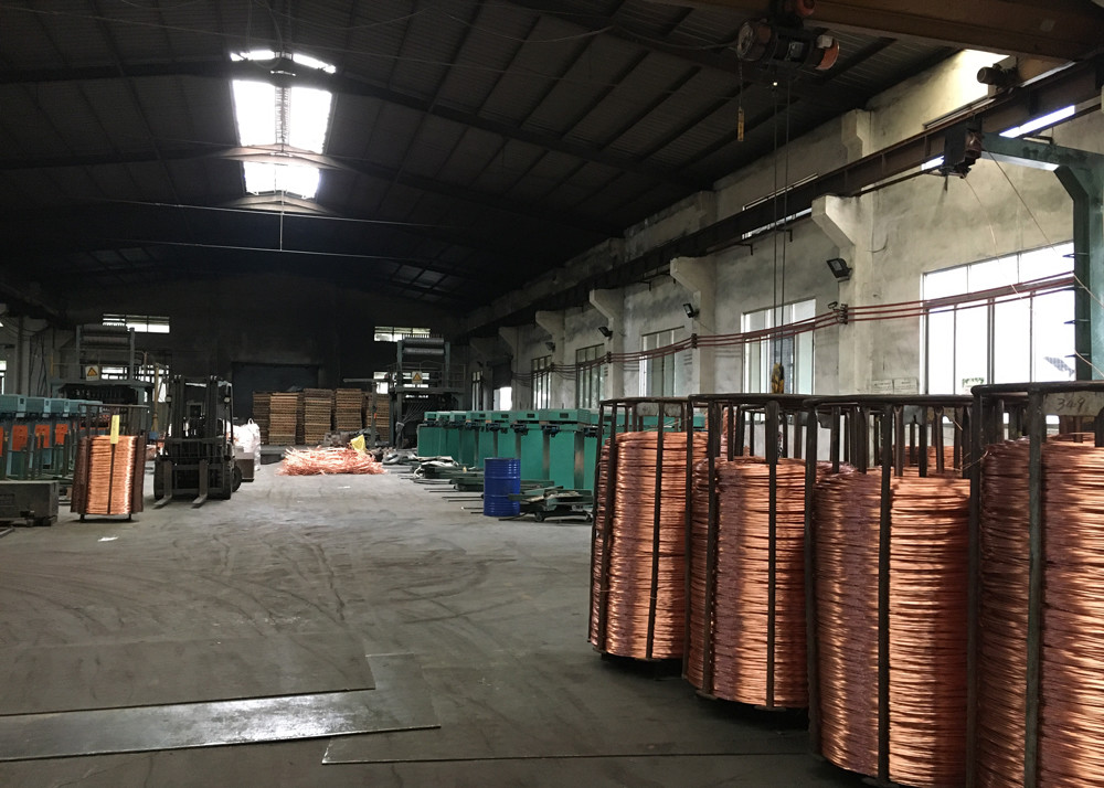6000 Tons 8mm Upward Copper Oven Rod 24h Continuous Casting Machine