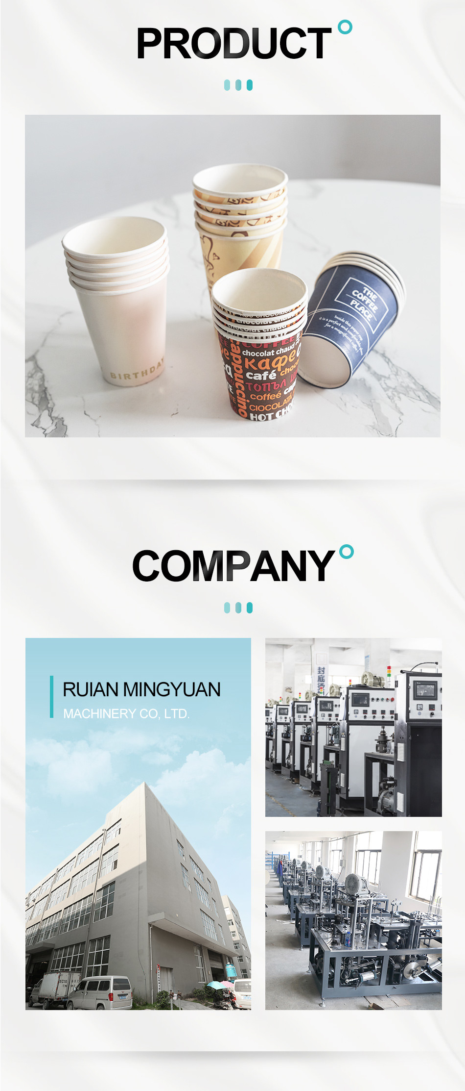 Disposable Hot Drink Cup / Paper Tea cup Manufacturing Machine
