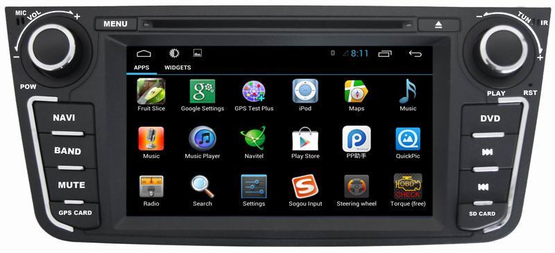 Ouchuangbo car raadio dvd for Geely EX7 with 1080P HD video decode playing android 6.0