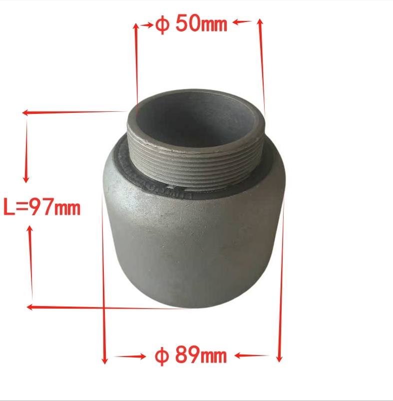 Bus Thrust Rod Hollow Type Torsion Rubber Core / Ball Joint D=89mm D=50mm L=97mm