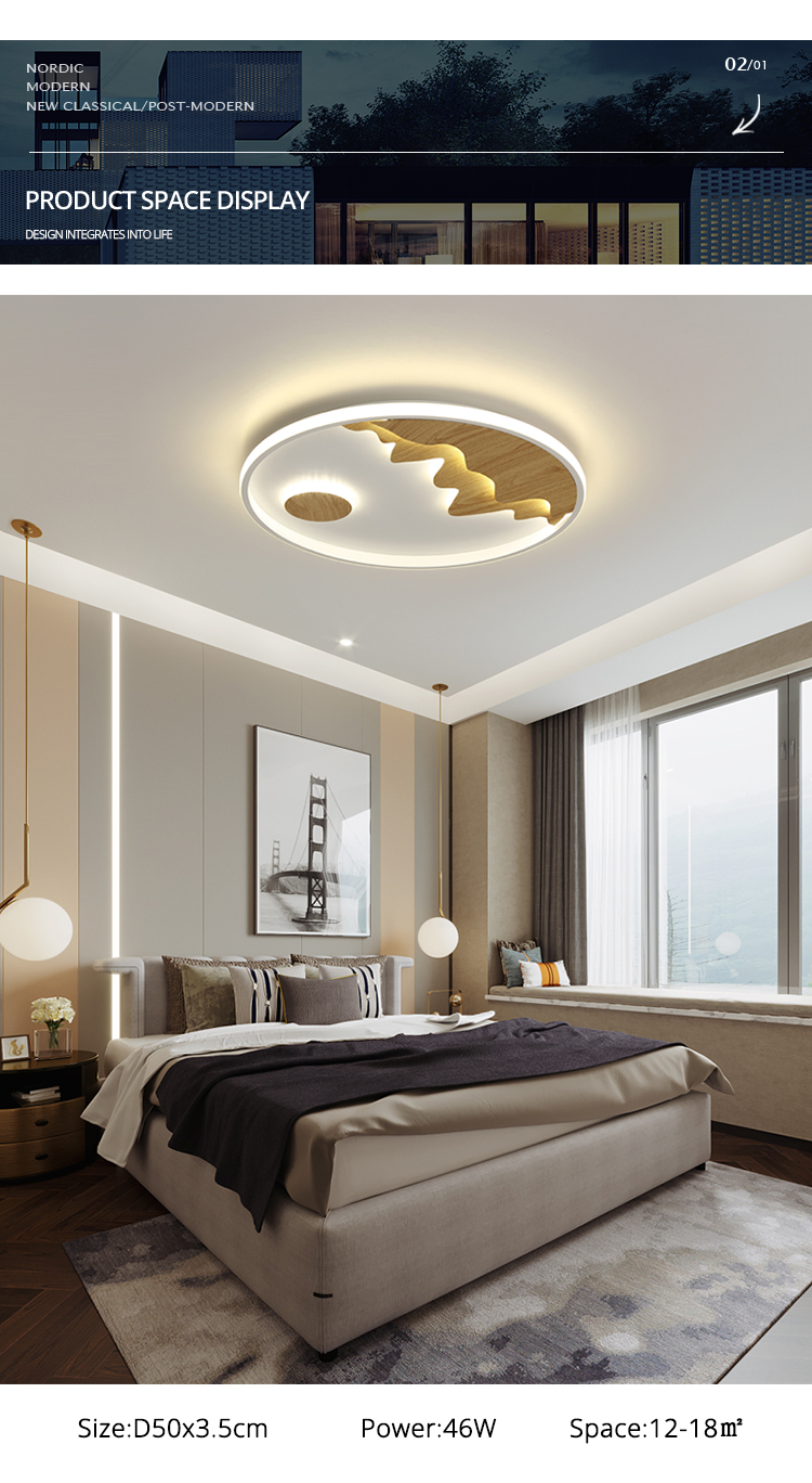 Wooden Ceiling Lights New Design LED For Living room Bedroom Balcony decorative light(WH-WA-44)