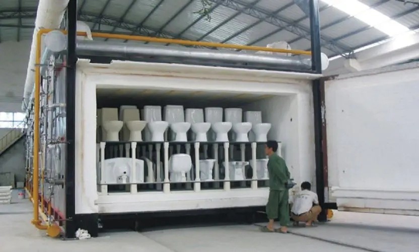 Automatic Ceramic Tunnel Kiln For Bricks Sintering Built On The Mountainside