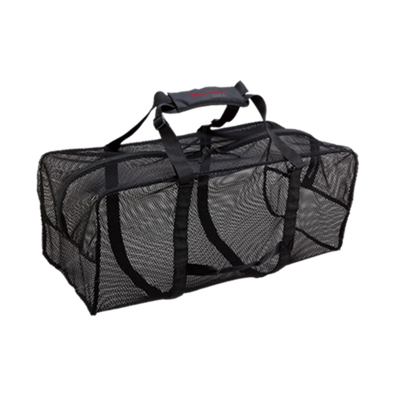 Nylon Polyester Fiber Scuba Diving Accessories Mesh Bag 80L Black Color
