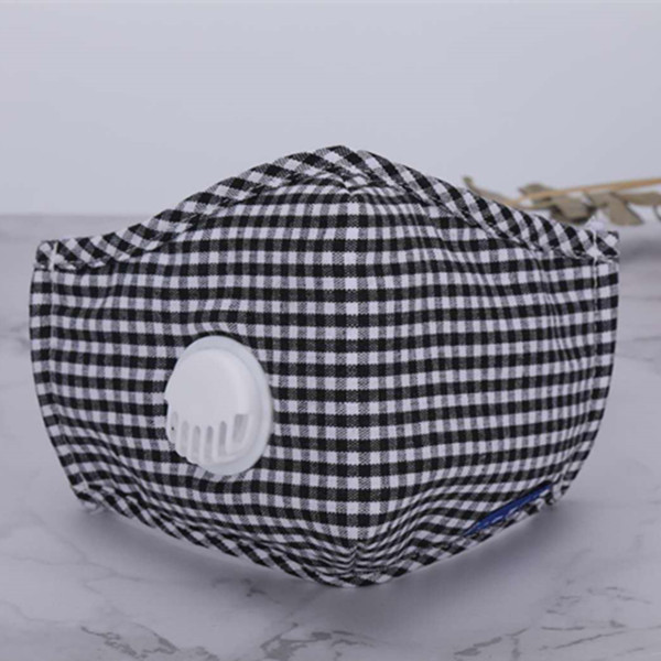 Reusable Washable Face Mask With Breathe Valve Support Replaceable