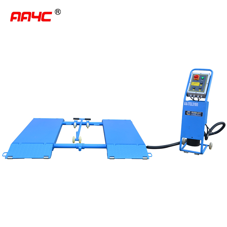 Middle scissor car lift
