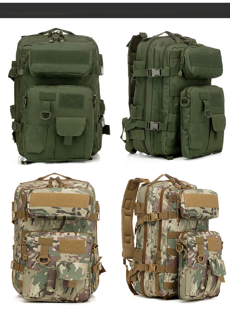 Multi-Function Outdoor Training Backpack with Oxford Material and Waterproof Lining