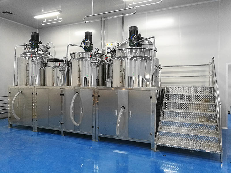 5000L Gel Shampoo Homogenizer Emulsifier Mixer Liquid Hand Wash Making Machine