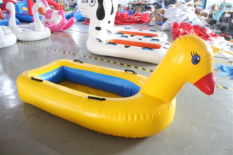 Swimming Tarpaulin 0.9mm Giant Inflatable Duck Pool Float
