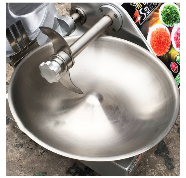 Electric Stainless Steel Chopper Food Processing Equipments Commercial Meat Cutter With Blades And Blender