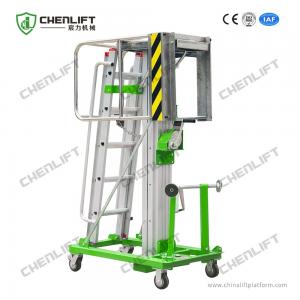 Buy cheap 4.6m Manual Winch Elevating Lift Table with 125kg Load Capacity product