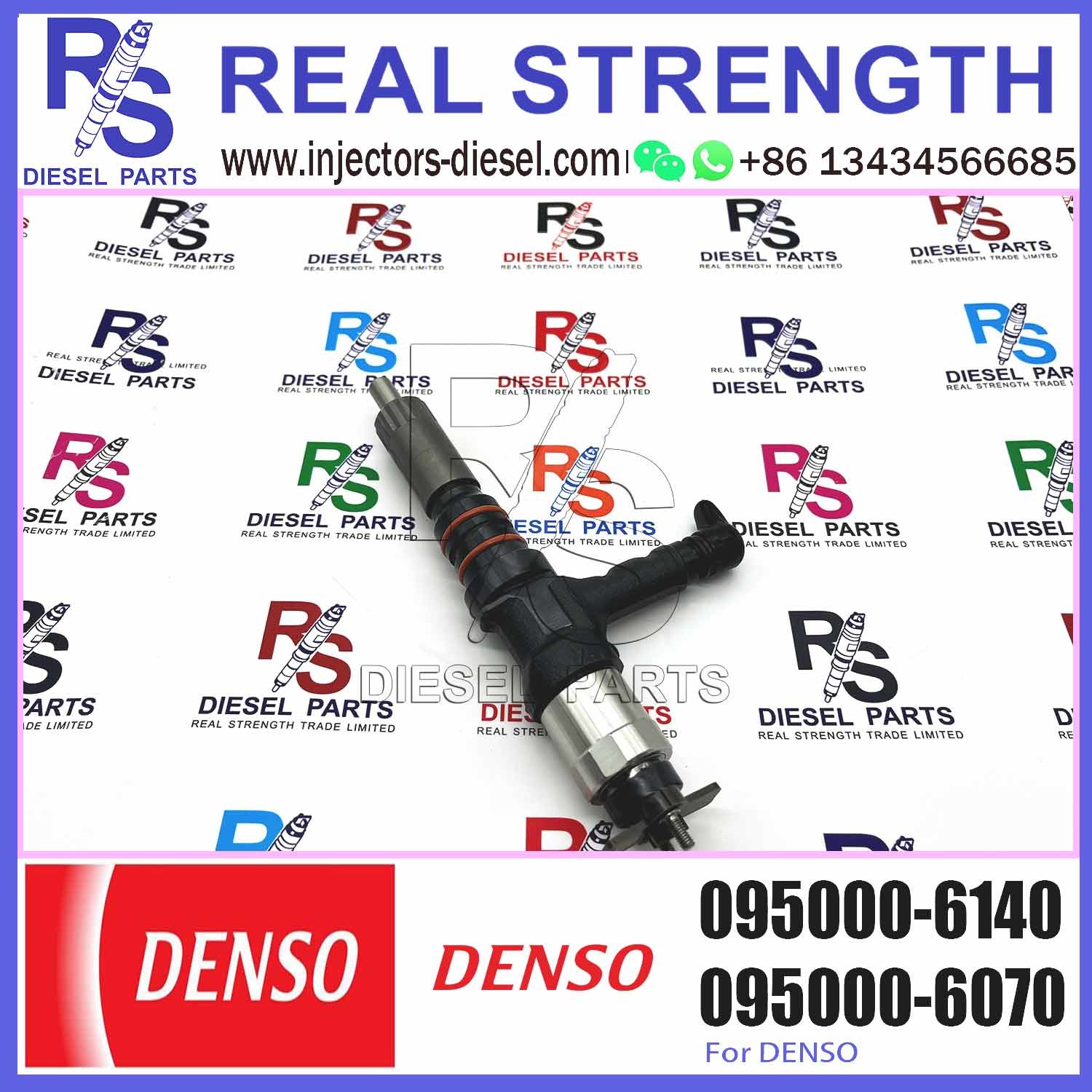 Diesel Engine Diesel Fuel Injector 095000-6140 6261-11-3200 Common Rail Injector 095000-6140