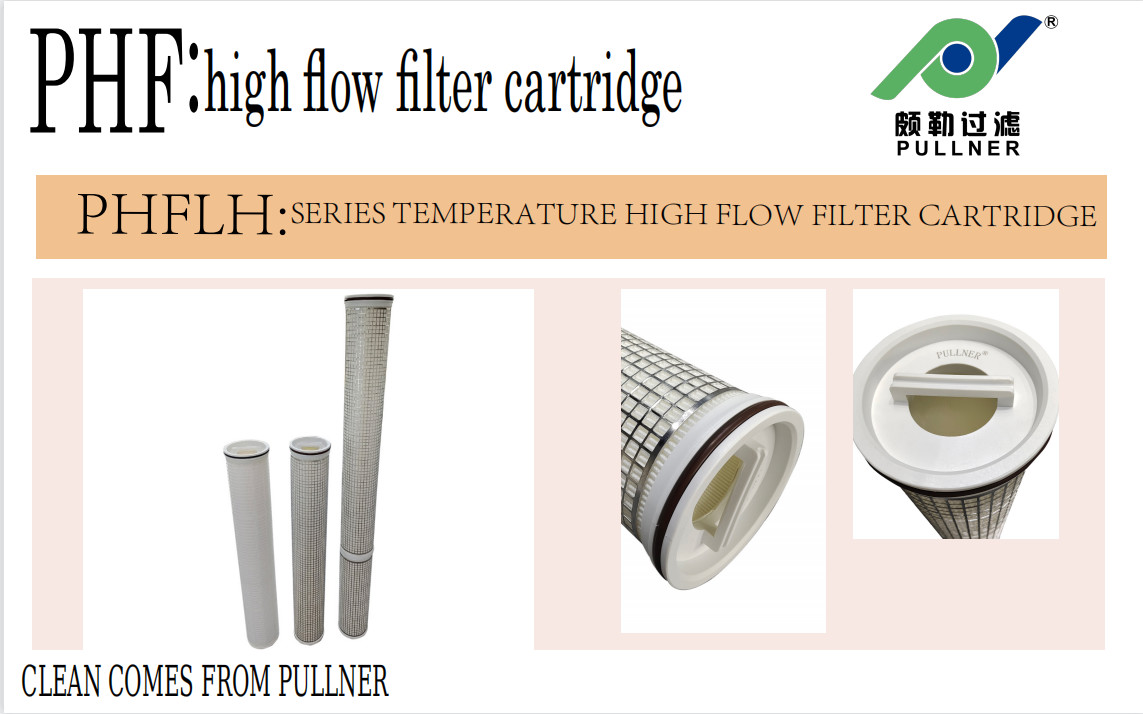 40" High Temperature High Flow Filter Cartridge For Condensate Treatment