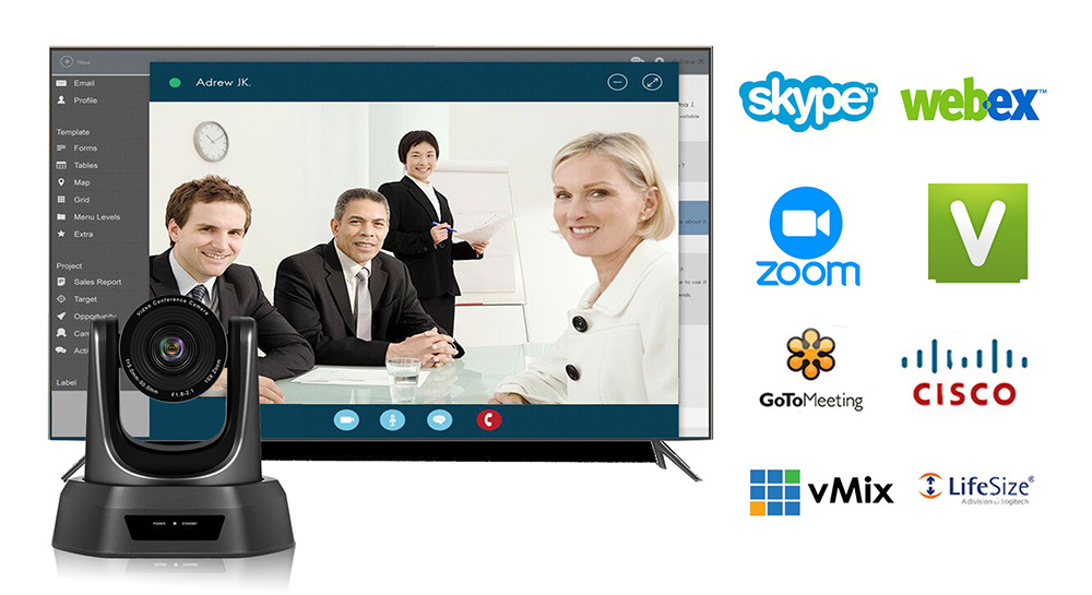 4K USB HD Video Conference Camera with 138 Degree Field of View