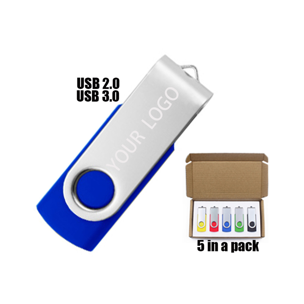 Custom Logo USB Flash Drive 16GB 32GB 64GB 128GB 256GB For Laptop And Computer