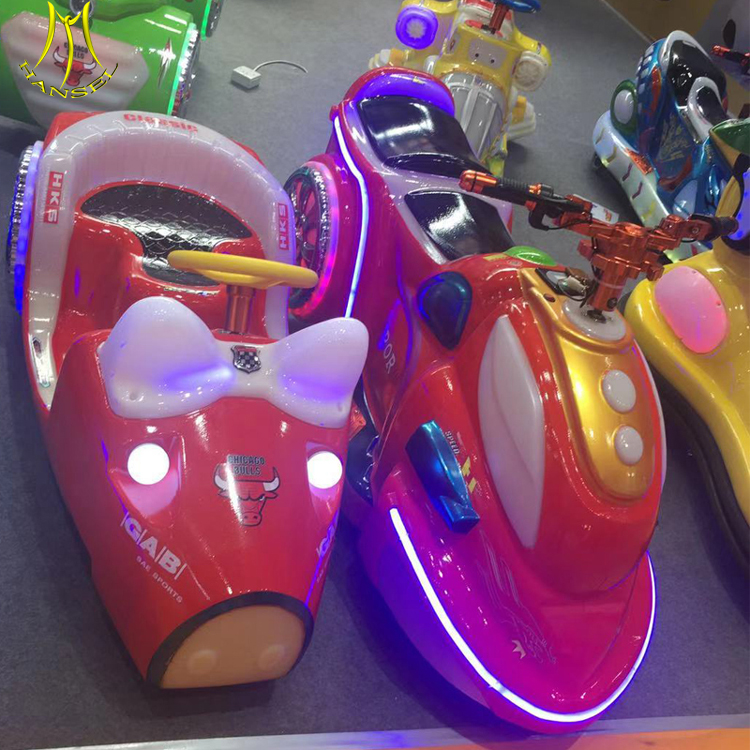 Hansel outdoor playground remote control 12V kids motorcycle for sales with two seats