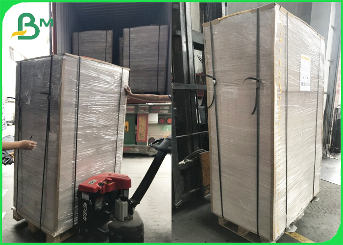 Unprinted 250gsm Duplex Carton Board Grey Back 1300mm Jumbo Roll
