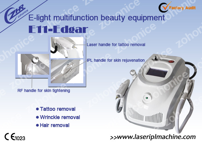 Rf Nd Yag Laser ODM Opt Shr Ipl Machine Professional Painless Hair Removal