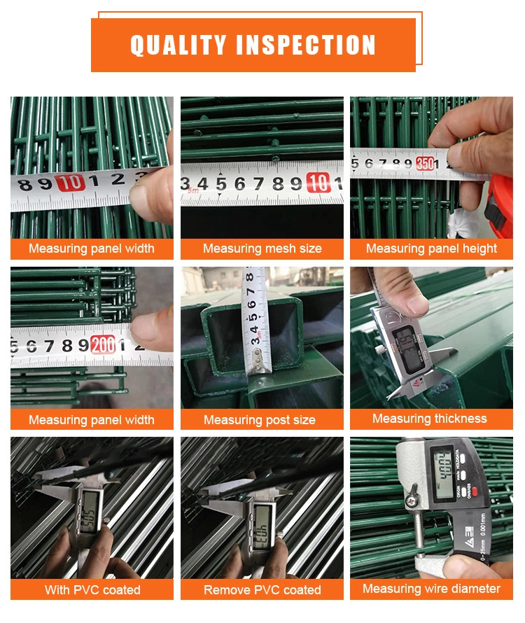 Anti Climb 358 Mesh 50*100mm Airport Security Fencing
