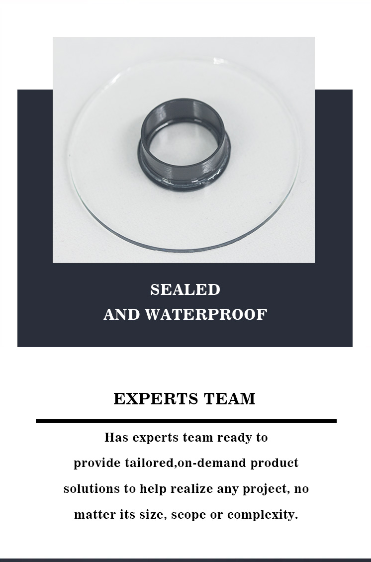 Sapphire Glass Optical Components Convex Camera Lens For CCTV Parts