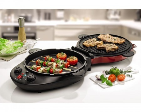 Detachable Smart Pizza Maker 180 Degree Fully Open Adjustable Time And Temperature Control