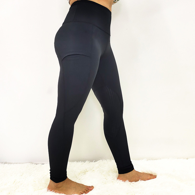 High Waisted Horse Riding Pants Tights Compression Quick Dry