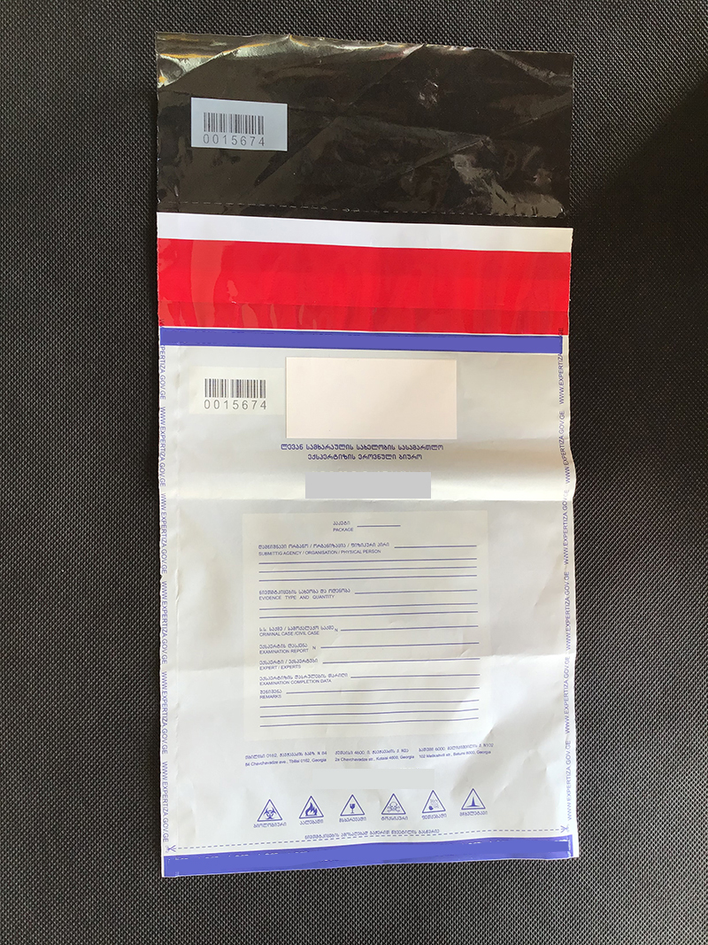 ISO9001 Certified Cash Security Courier Plastic Bag for Bank Deposit Bag With Valve