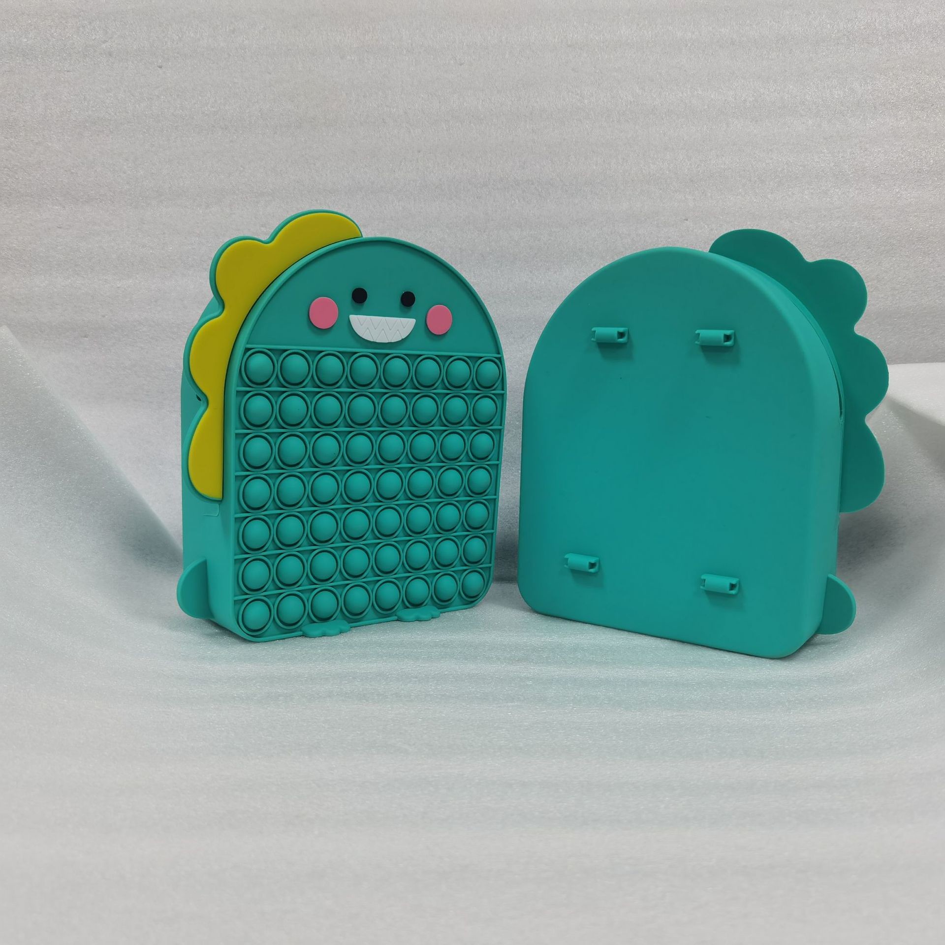 Dinosau Soft Silicone Pencil Case For Stationery And Makeup Items Backpack Bag Silicone SchooL Crossbody Shoulder Bag