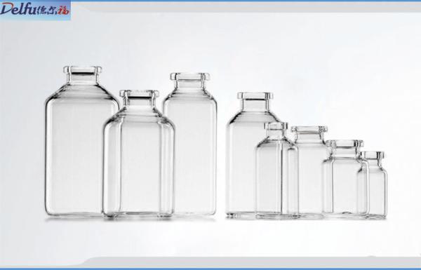 Antibiotics / Infusion Pharmaceutical Glass Packaging Bottle With Aluminium