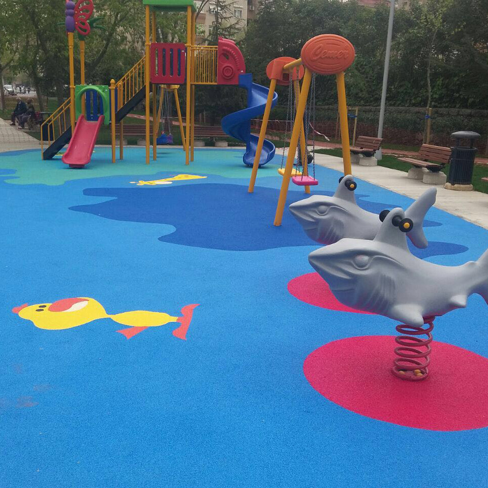 0.5mm 2mm Playground Rubber Granules Recycled EPDM Scrap For Artificial Grass Ecolastic