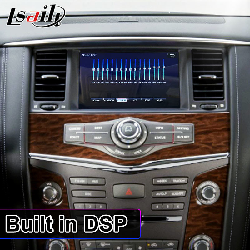 Lsailt Car Multimedia Screen for Nissan Patrol Y62 2011-2017 With Wireless Android Auto Carplay