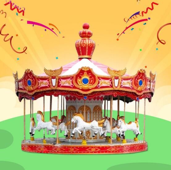 christmas carousel high-quality hot-selling carousel horse for sale kids merry go round animal horse