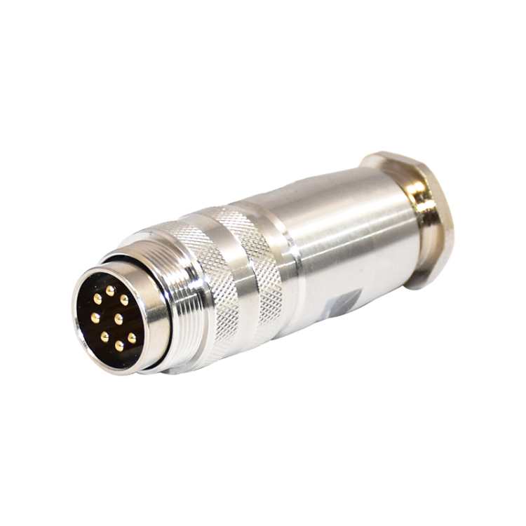 PA66 Rigoal M16 Straight Metal Connector Screw Joint Shield