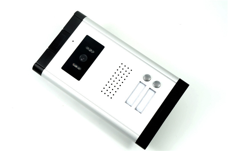 CK-103 @ Popular light and slim style 7inch color screen night vision and intercom system for multi-apartment