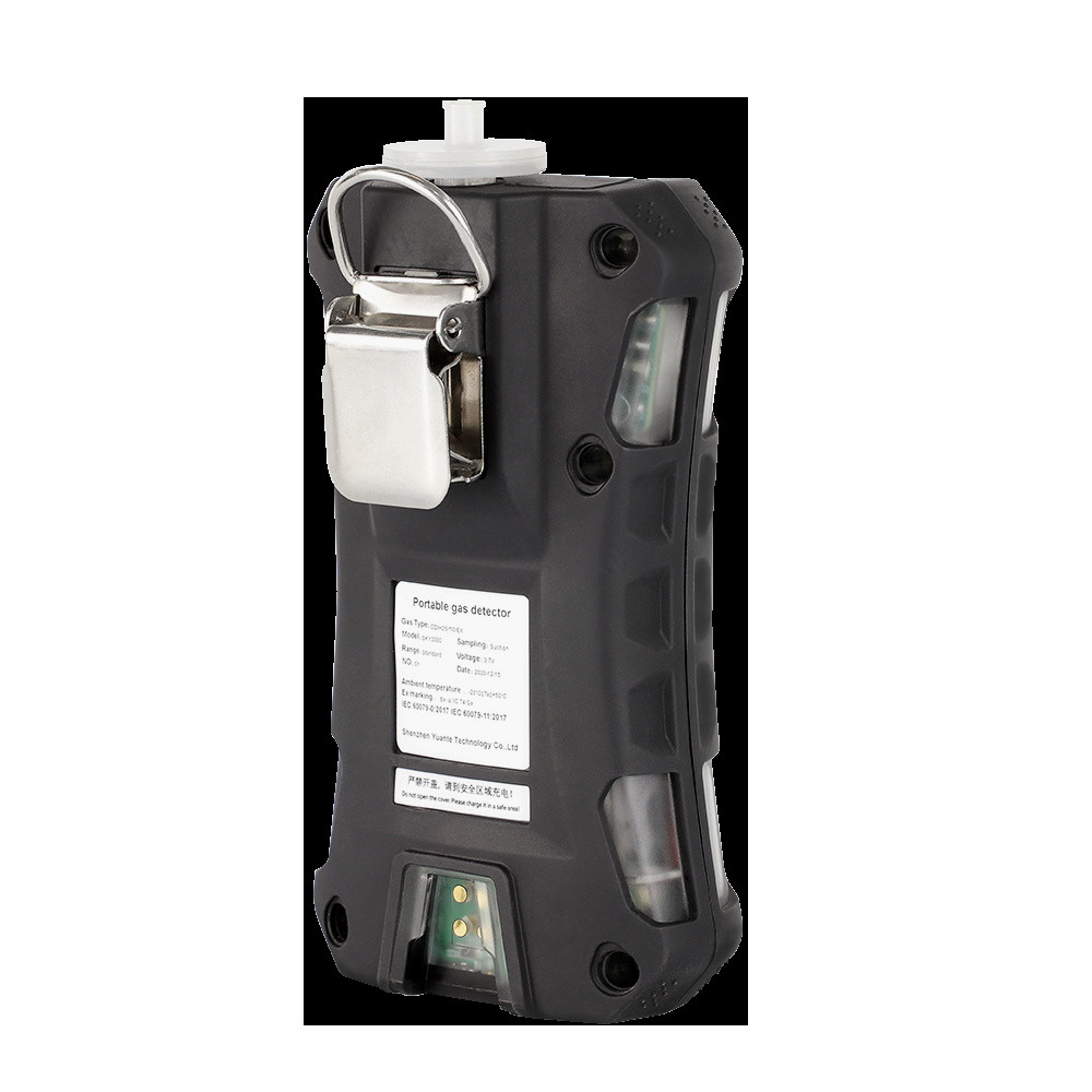 Portable Multi Gas Detector Pump Suction EX O2 H2S CO CO2 NH3 6 In1 Suitable For Sewer Gas Detection
