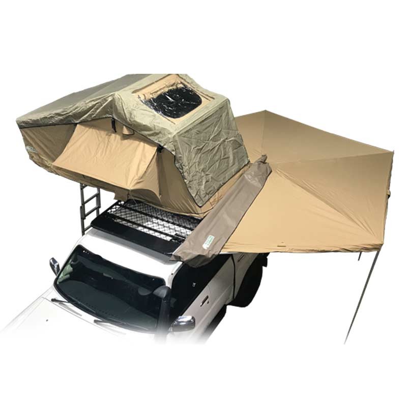 270 Degree Retractable Car Top Camping Tent Sunproof Waterproof