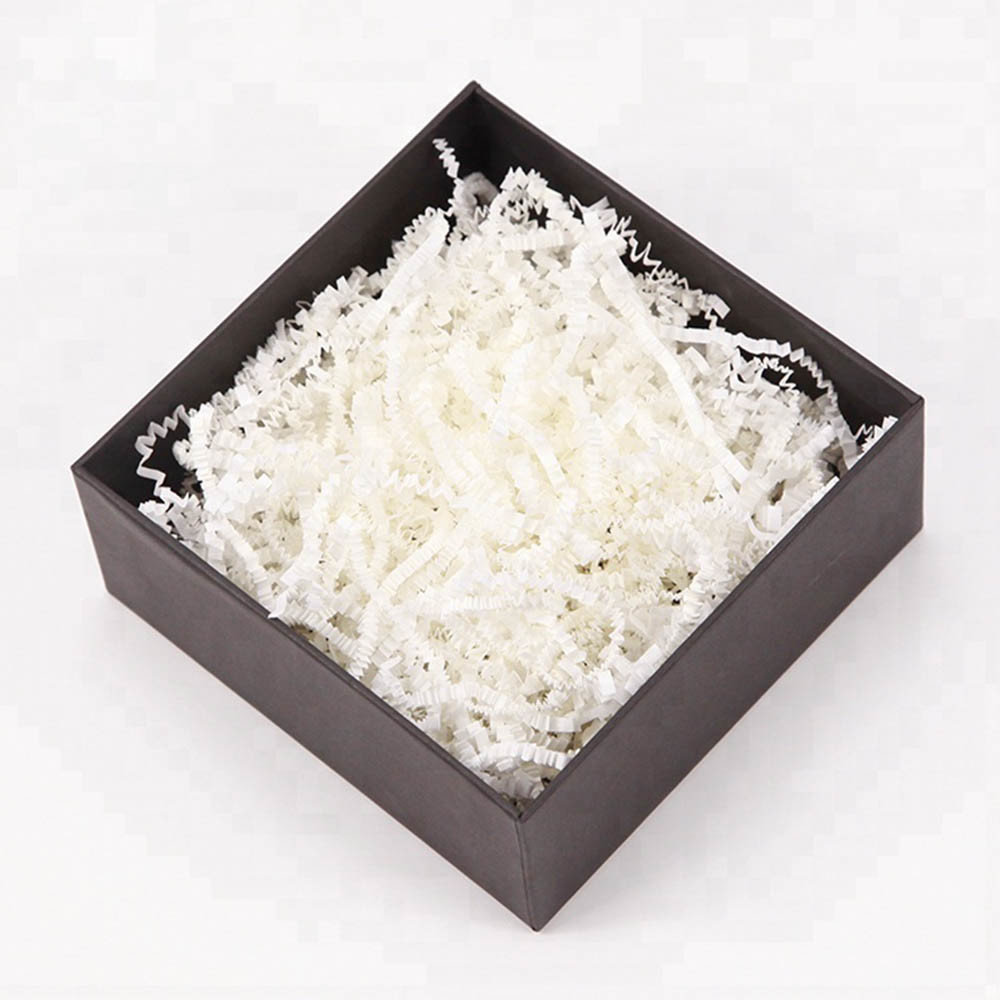 White Purple Greaseproof Shredded Packaging Filler Virgin Wood Pulp