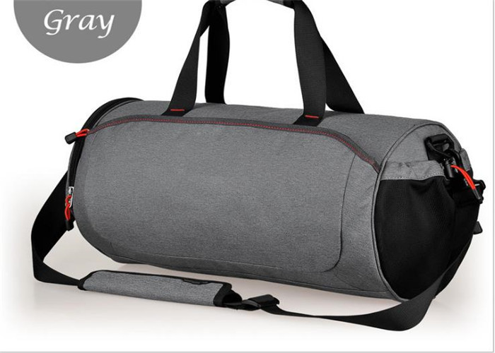 Mens Travel Sports Duffle Bag Workout Custom Logo With Football Mesh Pocket