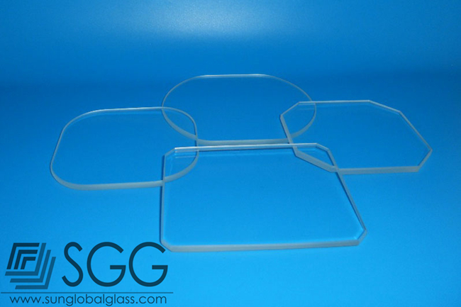 ammeter glass cover cutting by CNC Machine Tolerance control 0.1-0.3mm by customized desig