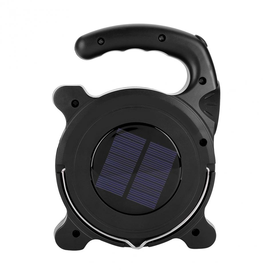 Outdoor Flashlights Luminaire LED 6LEDs Solar Power Collapsible Portable LED Rechargeable Hand Lamp Camping Lantern Ligh
