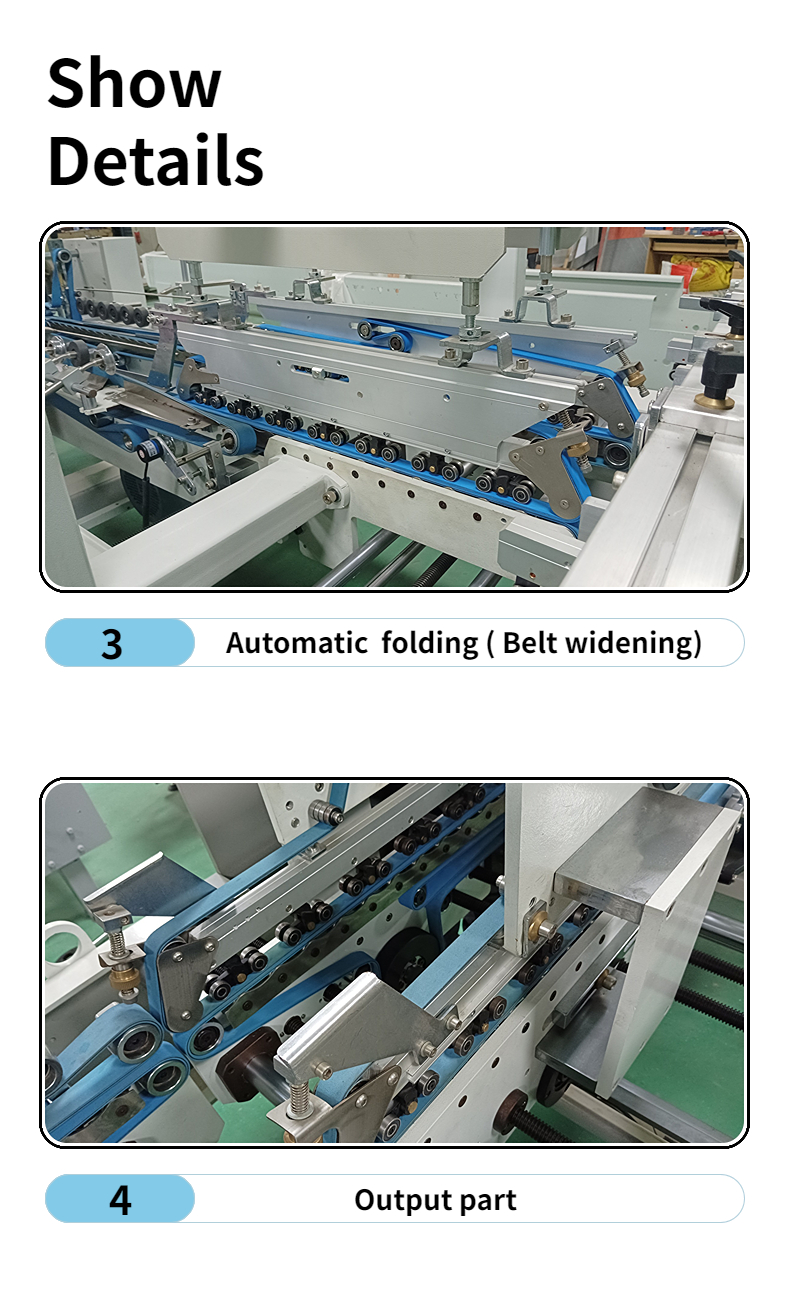 Automatic Aluminum Foil And Tin Foil Packaging Box Gluing Machine CQT-800