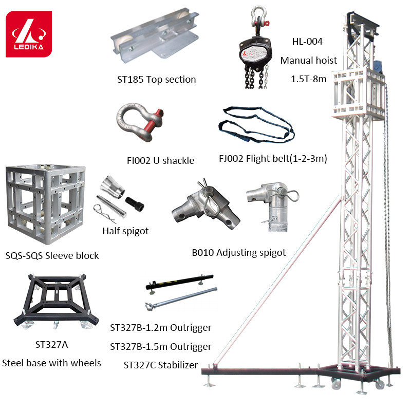 Professional Grade Aluminum Stage Roof Truss For Trade Show And Event Structures