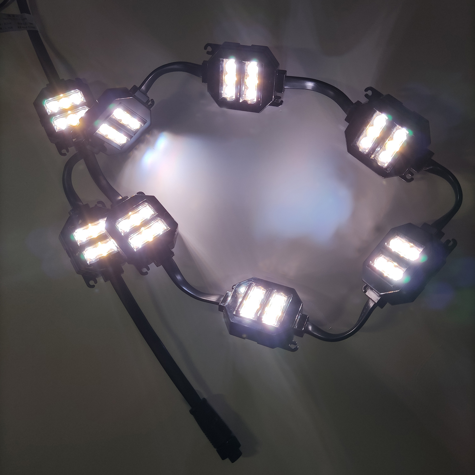 Landscape Full Color LED Point Lights Smd5050 IP67 24v For Holiday Lighting